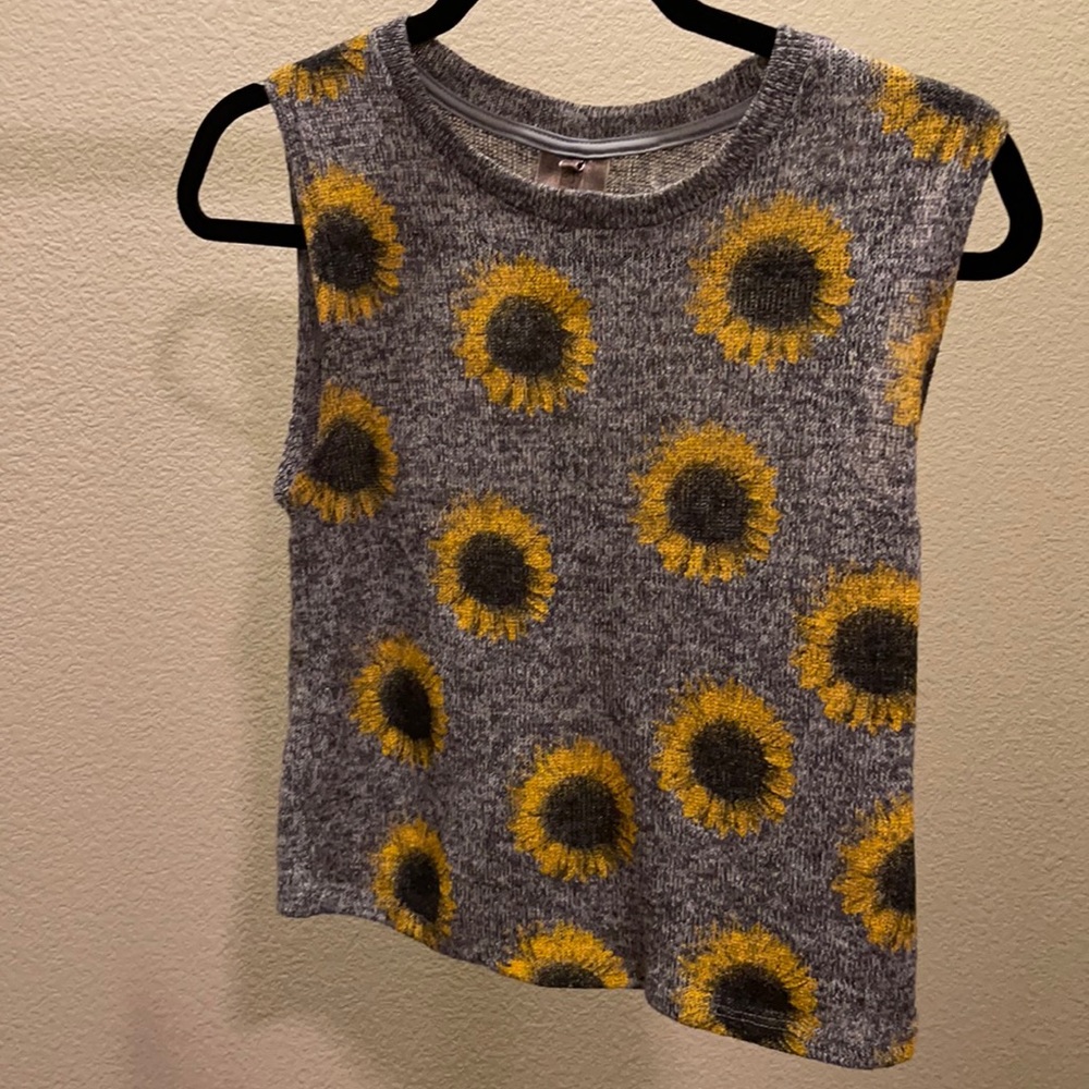 Sunflower crop top